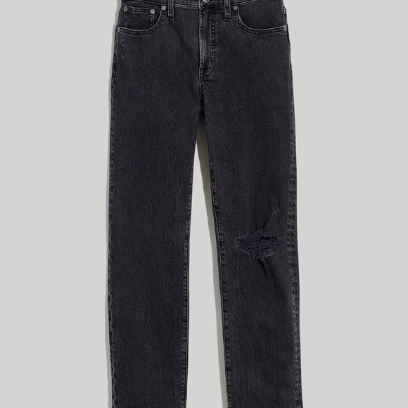 Madewell The Mid-Rise Perfect Vintage Straight Jean in Rosella Wash